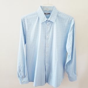Express Fitted Long Sleeved Button Down Shirt L